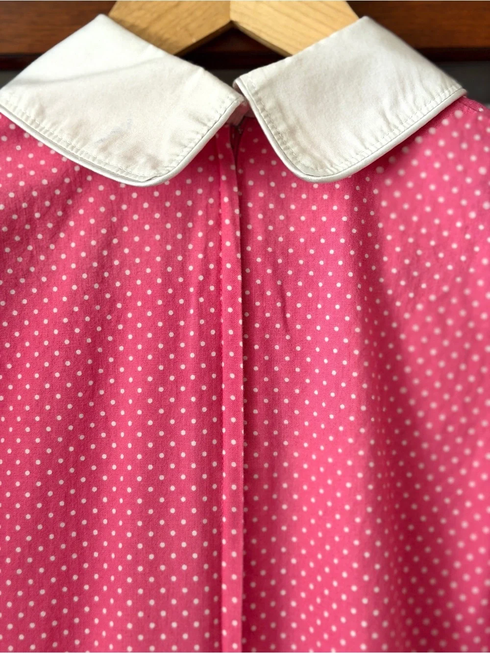 Vintage handmade girls pink dress - Picture 9 of 13